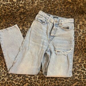 Wrangler Light Blue Distressed Women Jeans